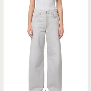 Agolde DAME HIGH RISE JEAN Light Gray Size 30